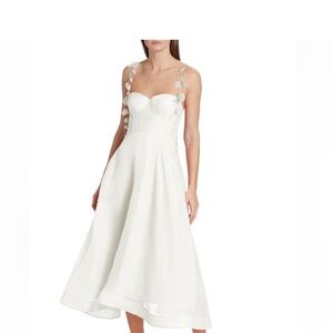 White Orchid Midi Dress